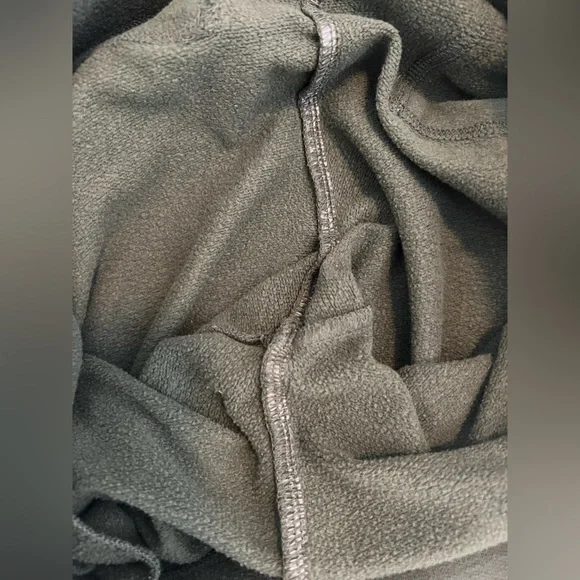 Loft Olive Knit Joggers Small Pockets Drawstring Casual Athleisure Soft Cozy - Picture 6 of 10